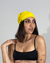 Load image into Gallery viewer, Love, Sex &amp; Suspex Stretch Scarf Yellow
