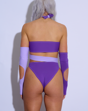 Load image into Gallery viewer, Disruption Bodysuit Purple
